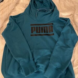 Puma Teal Pullover Hoodie